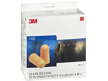 Öronproppar 3M 1100 200par/FP