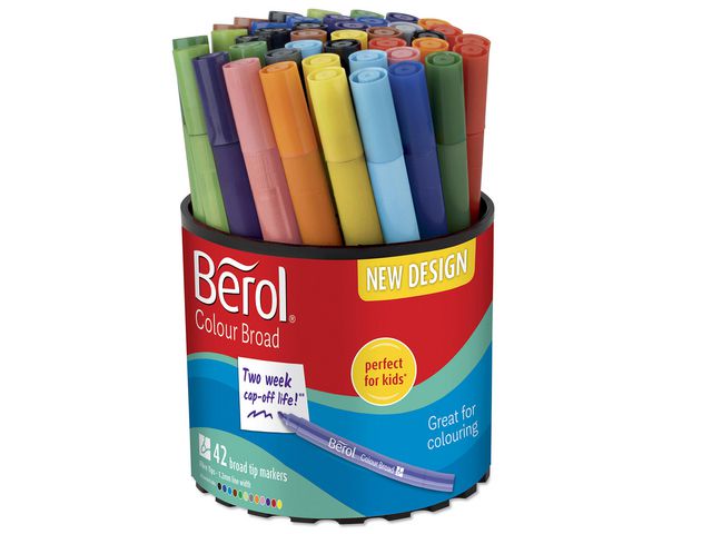 Fiberpennor Berol Colourbroad 42/fp