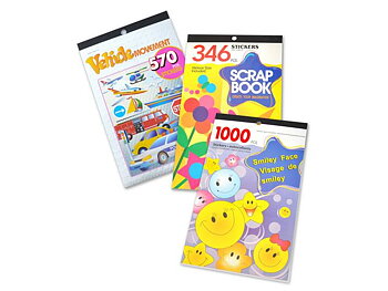 Stickers sorterade motiv