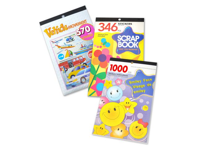 Stickers sorterade motiv