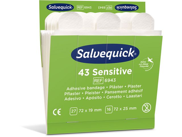 Plåster SALVEQUICK refill nonwoven 43/fp - 2