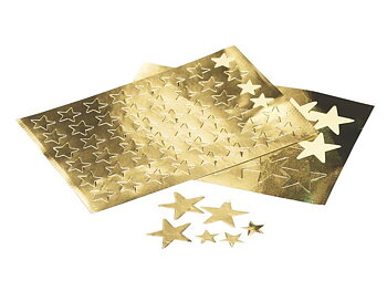 Stickers stjärnor guld 25mm 108/FP