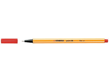 Fineliner Stabilo Point 88 röd 10/fp
