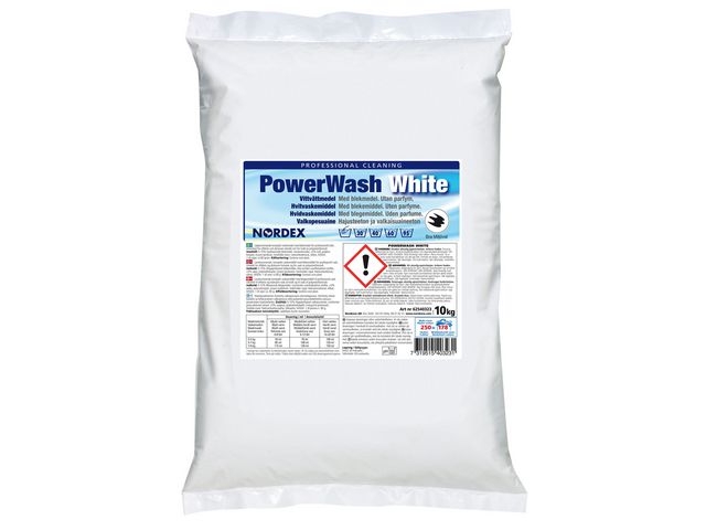 Tvättmedel CLARAPRO PowerWash white 10kg