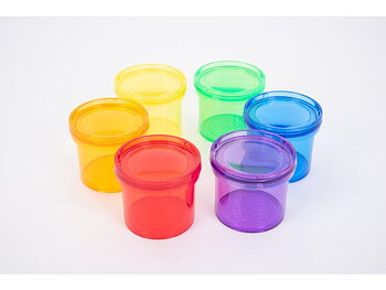 Transparent förstoringsglas färgade 6/fp