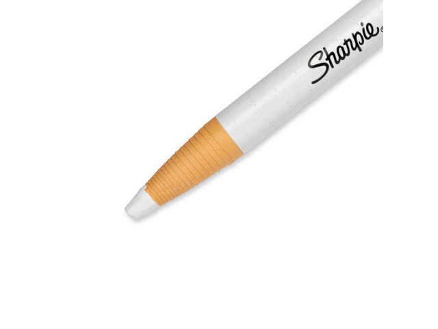 Märkpenna vax SHARPIE China vit - 4