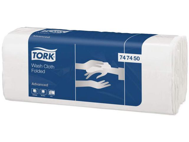 Tvättlapp TORK Adv 6-lag vit 1600/FP