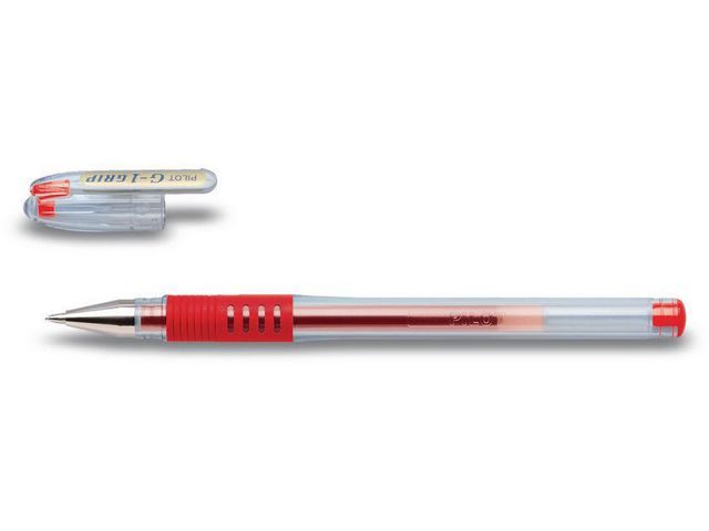 Gelpenna PILOT G-1 Grip 0,5 röd - 2