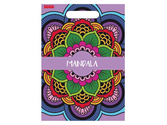 Målarbok Mandala fria former - 3