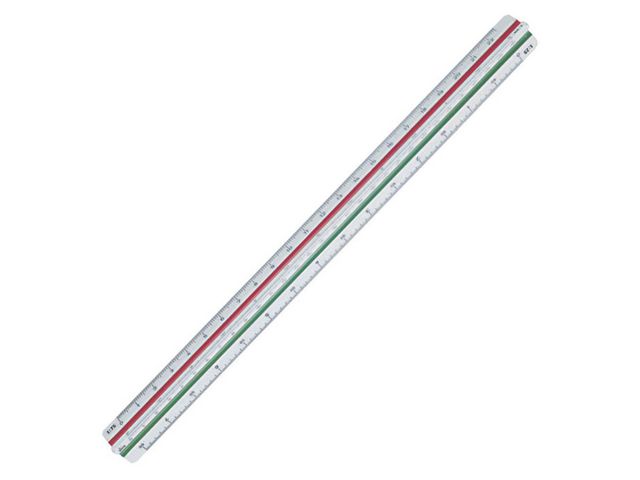 Skallinjal STAEDTLER skalor 1:20-100