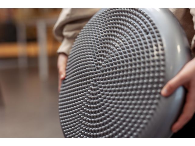 Ergonomisk sittkudde  25 cm skola grå  - 6