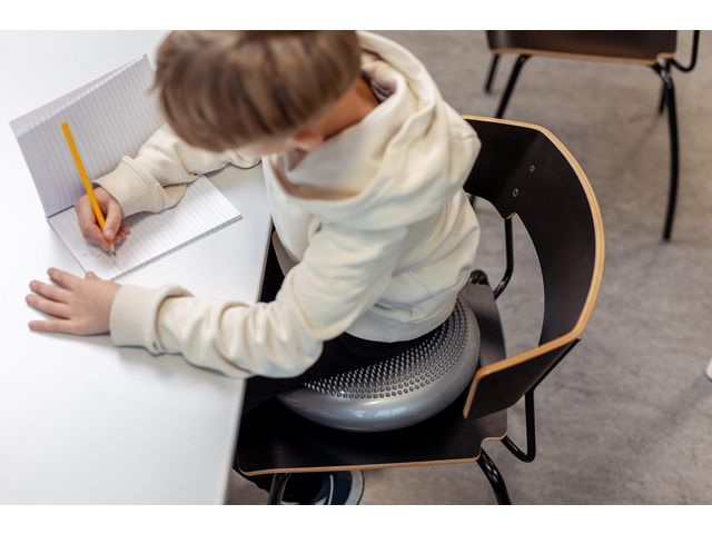 Ergonomisk sittkudde  25 cm skola grå  - 4