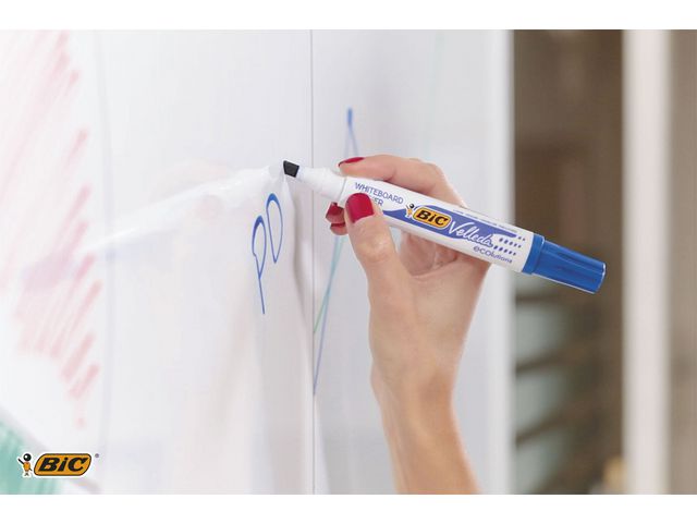 Whiteboardpenna BIC Velleda 1751 ECO blå - 2