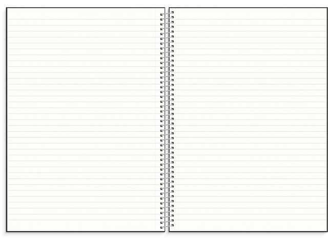 Anteckningsbok BURDE A4 black - 2