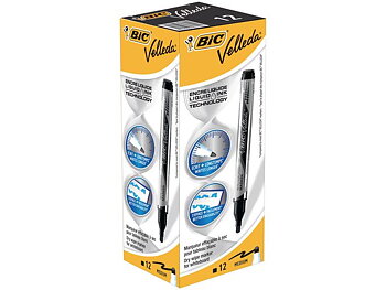 Whiteboardpenna BIC Velleda liq B12 sv