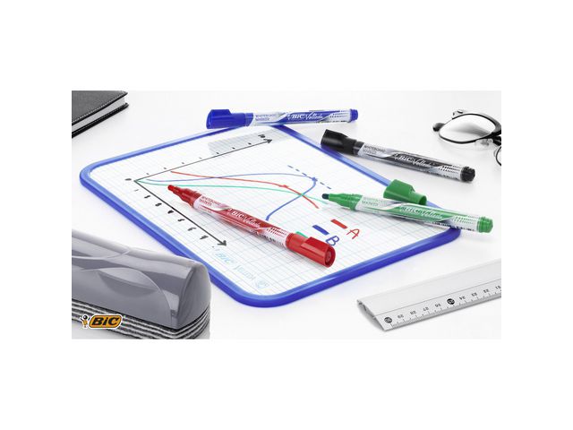Whiteboardpenna BIC Velleda liq B12 blå - 3
