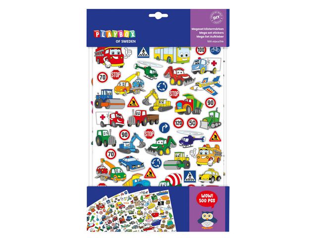 Stickers bilar  500/fp