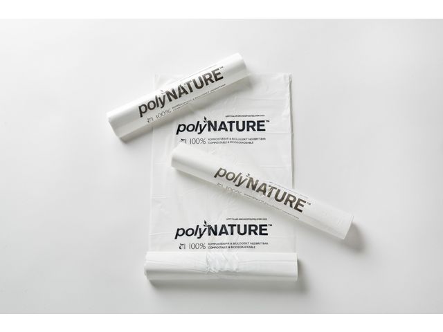 Plastsäck POLYNATURE PLA 70L 25my 20/RL