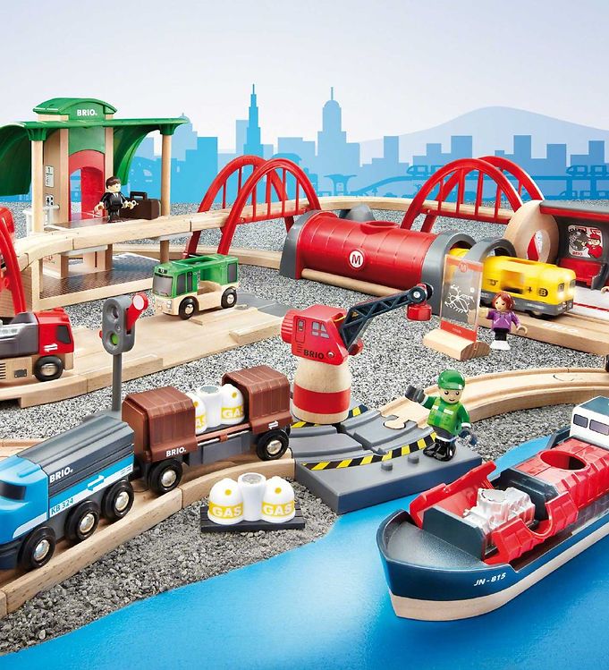 Järnvägsset BRIO World - 33052 Deluxe - 6