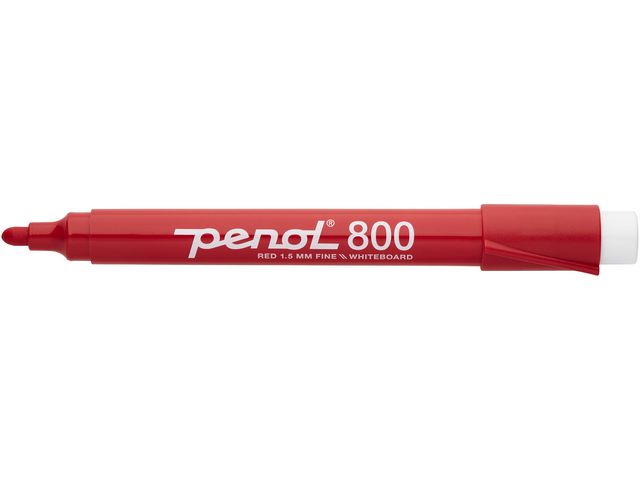 Whiteboardpenna PENOL 800 rund röd - 2