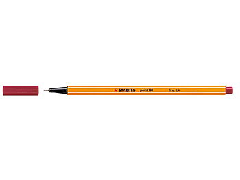Fineliner Stabilo Point 88 mörkröd 10/fp