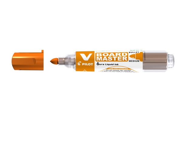 Whiteboardpenna PILOT V Board rund orange - 4