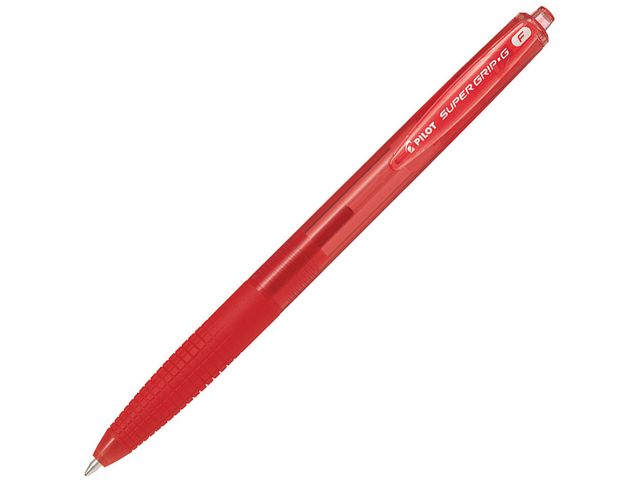 Kulpenna PILOT Super Grip F 0,7 röd 12/fp