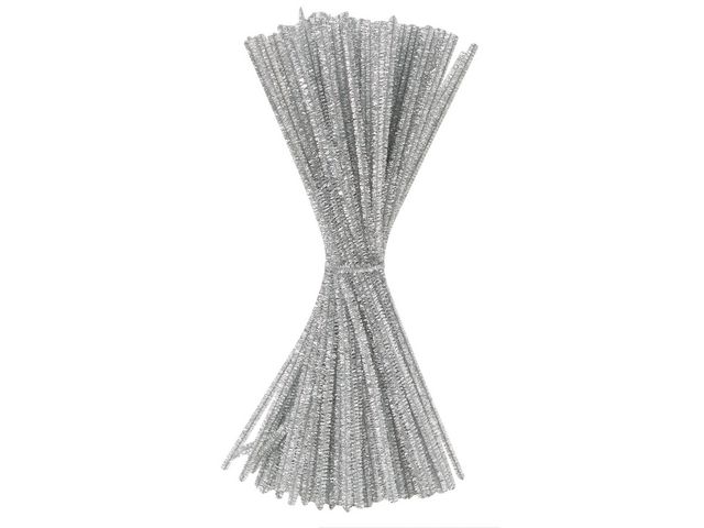 Piprensare glitter 30cm silver 100/FP - 2