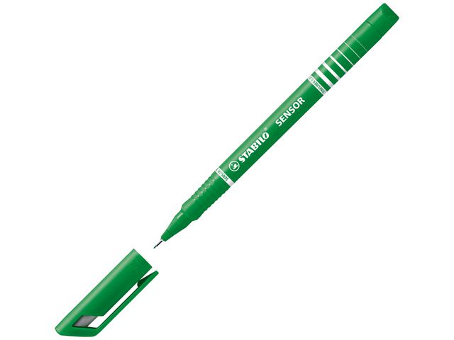 Fiberpenna STABILO 0.3mm grön
