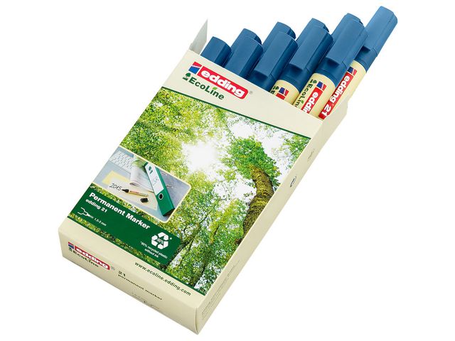 Märkpenna EDDING Ecoline 21 blå - 2
