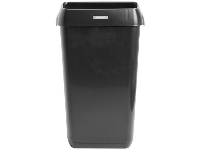 Papperskorg KATRIN 50L m.lock Svart