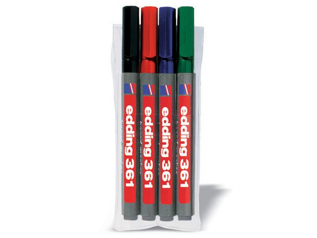 Whiteboardpenna EDDING 361 4 färger