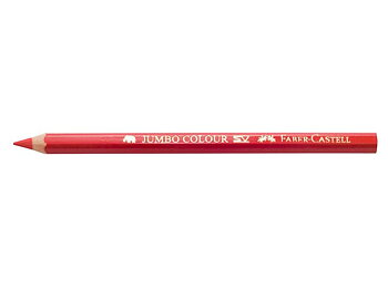 Färgpennor Faber Castell Jumbo klarröd 12/fp