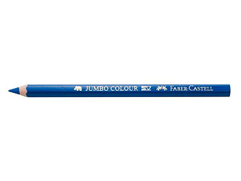 Färgpennor Faber Castell Jumbo mörkblå 12/fp