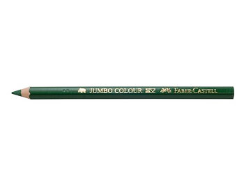 Färgpennor Faber Castell Jumbo mörkgrön 12/fp
