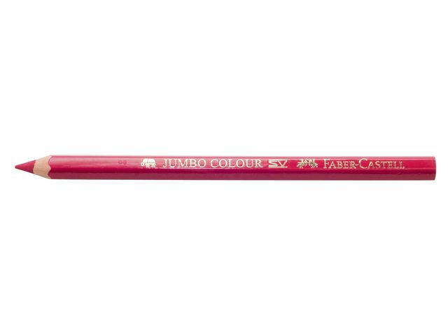 Färgpennor Faber Castell Jumbo mörkrosa 12/fp