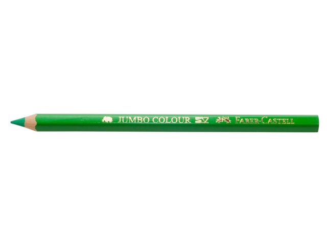 Färgpennor Faber Castell Jumbo ljusgrön 12/fp
