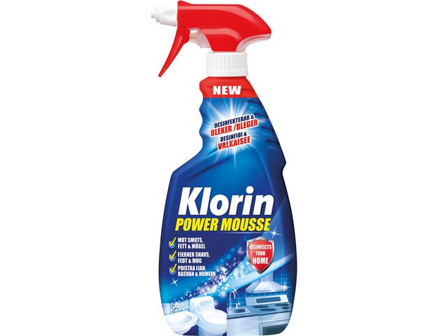 Grovrengöring KLORIN Power Mousse 500ml