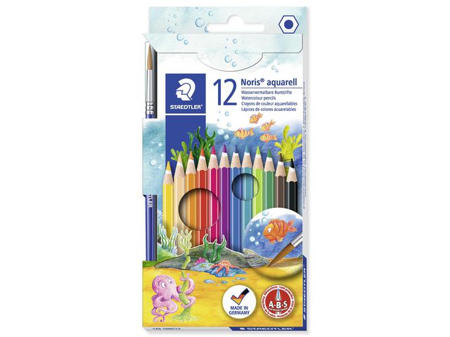Akvarellpennor STAEDTLER Noris Club® 12/fp