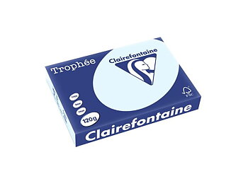 Färgat papper A4 120g Ljusblå 250/fp