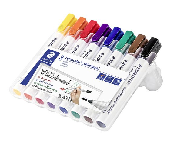 Whiteboardpenna STAEDTLER 351 rund 8/FP