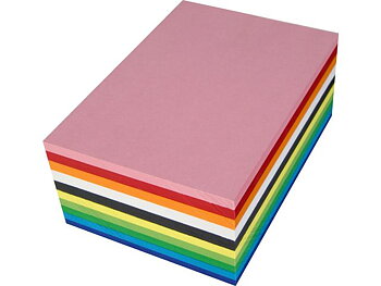 Färgad kartong A4 180g 25x10 färger