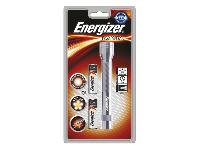 Ficklampa ENERGIZER Metall LED 2 AA