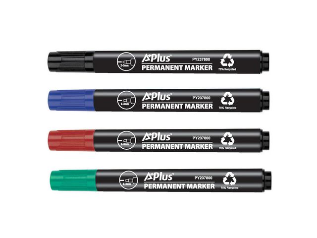 Märkpenna A PLUS eco rund 1-3mm 4/FP