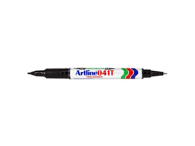 Märkpenna ARTLINE Rund 041T 2-i-1 svart - 2