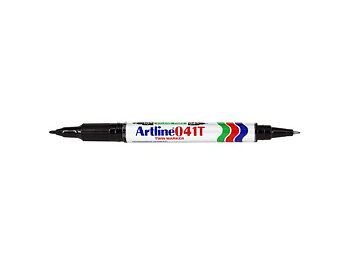 Märkpenna ARTLINE Rund 041T 2-i-1 svart