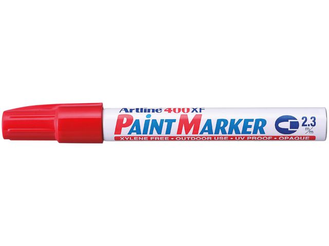 Märkpenna ARTLINE Rund 400XF Paint röd