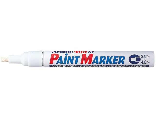 Märkpenna ARTLINE Sned 409XF Paint vit
