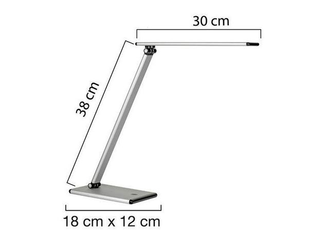 Lampa UNILUX TERRA LED metal grå