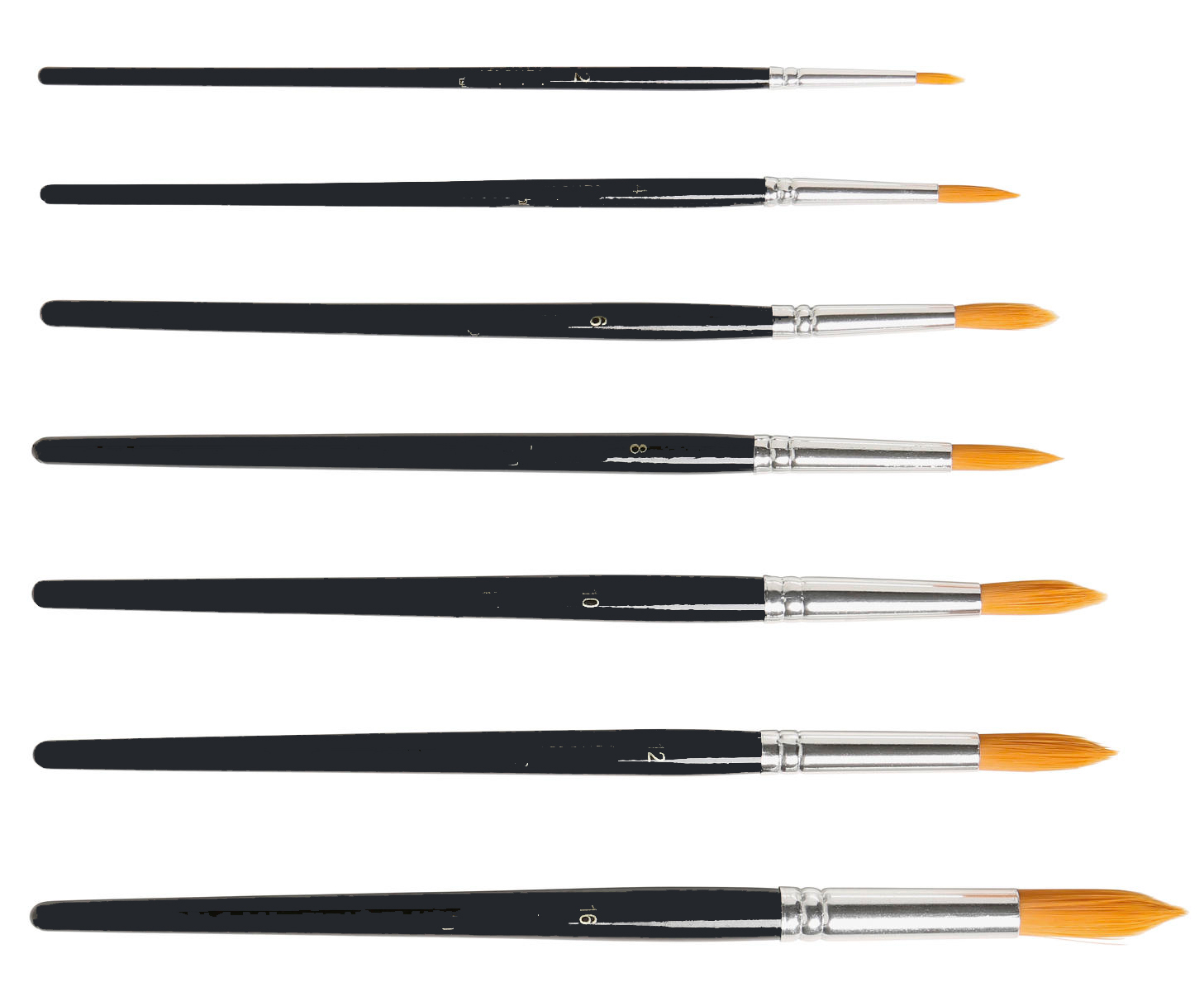 Syntetpensel rund nr 10 10/fp